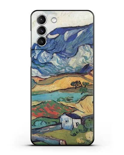 Чехол Альпий, горный пейзаж близ Сен-Реми (Ван Гог Винсент) силиконовый для Samsung Galaxy S22 Plus