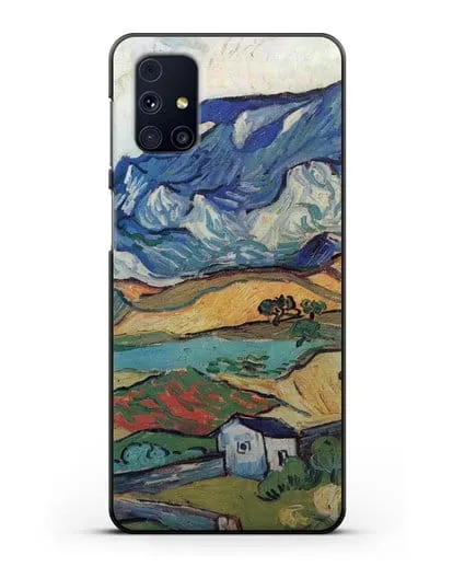 Чехол Альпий, горный пейзаж близ Сен-Реми (Ван Гог Винсент) силиконовый для Samsung Galaxy M31s [SM-M317F]