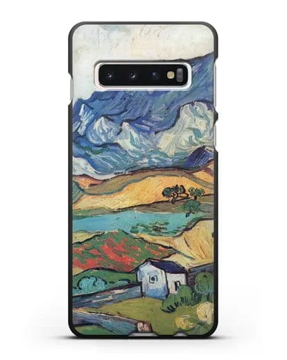 Чехол Альпий, горный пейзаж близ Сен-Реми (Ван Гог Винсент) силиконовый для Samsung Galaxy S10 [SM-G973F]