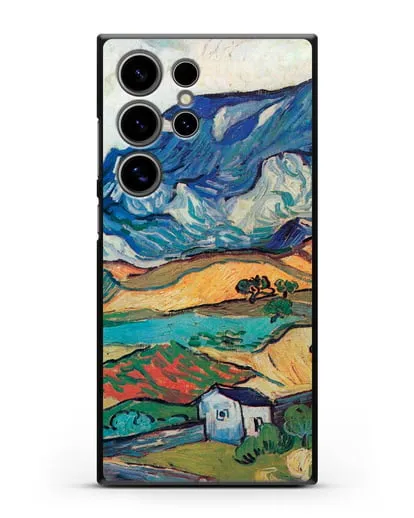 Чехол Альпий, горный пейзаж близ Сен-Реми (Ван Гог Винсент) силиконовый для Samsung Galaxy S24 Ultra