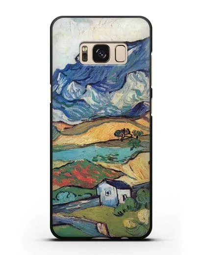 Чехол Альпий, горный пейзаж близ Сен-Реми (Ван Гог Винсент) силиконовый для Samsung Galaxy S8 Plus [SM-G955F]
