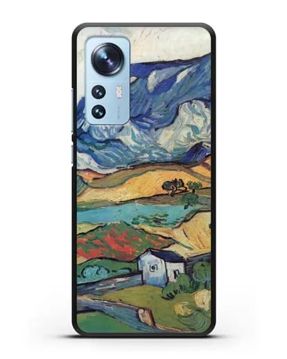 Чехол Альпий, горный пейзаж близ Сен-Реми (Ван Гог Винсент) силиконовый для Xiaomi 12 Pro