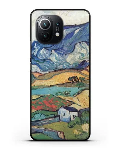 Чехол Альпий, горный пейзаж близ Сен-Реми (Ван Гог Винсент) силиконовый для Xiaomi Mi 11