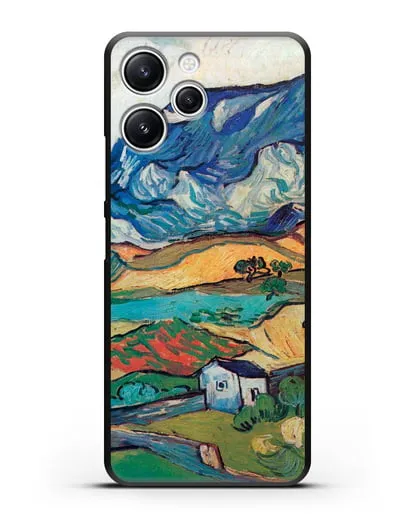 Чехол Альпий, горный пейзаж близ Сен-Реми (Ван Гог Винсент) силиконовый для Xiaomi Redmi 12
