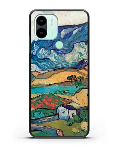 Чехол Альпий, горный пейзаж близ Сен-Реми (Ван Гог Винсент) силиконовый для Xiaomi Redmi A2 Plus