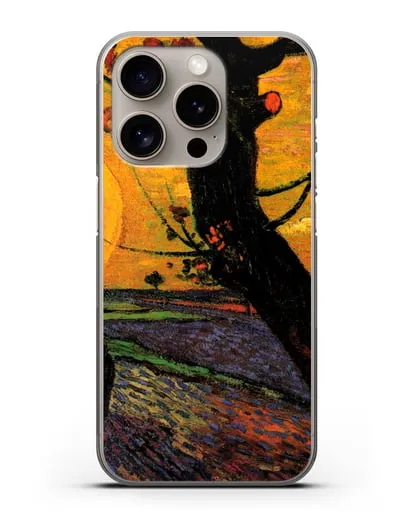 Чехол Сеятель (Ван Гог Винсент) силиконовый для iPhone 15 Pro