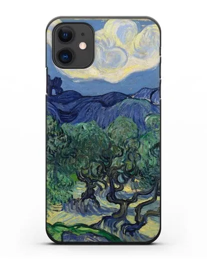 Чехол Оливковые деревья (Ван Гог Винсент) силиконовый для iPhone 11