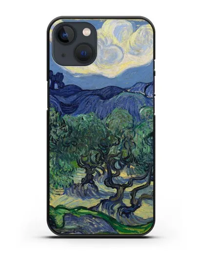 Чехол Оливковые деревья (Ван Гог Винсент) силиконовый для iPhone 13 Mini