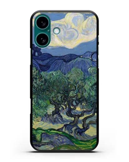 Чехол Оливковые деревья (Ван Гог Винсент) силиконовый для iPhone 16 Plus