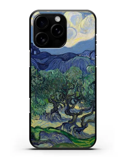 Чехол Оливковые деревья (Ван Гог Винсент) силиконовый для iPhone 16 Pro Max