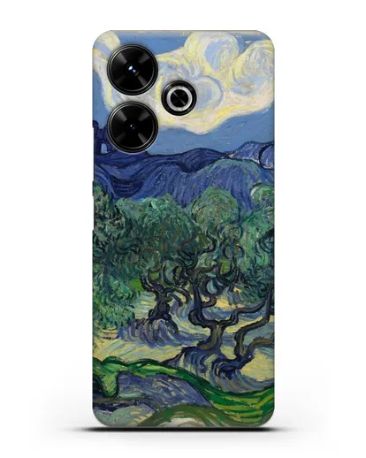 Чехол Оливковые деревья (Ван Гог Винсент) силиконовый для Xiaomi Poco M6