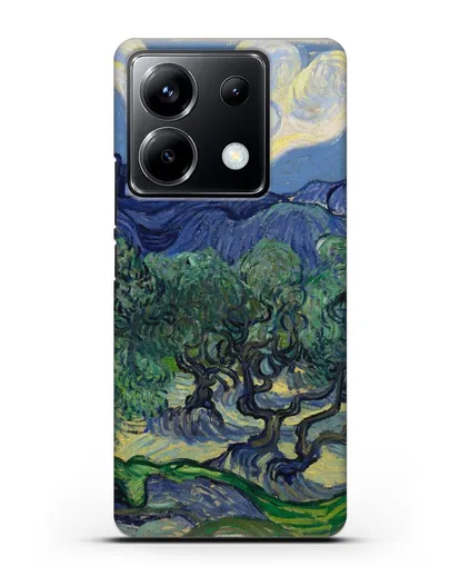 Чехол Оливковые деревья (Ван Гог Винсент) силиконовый для Xiaomi Poco X6