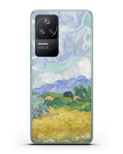 Чехол Пшеничное поле с кипарисами (Ван Гог Винсент) силиконовый для Xiaomi Poco F4