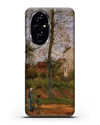 Чехол Пейзаж возле Лувесьен (Писсарро Камиль) силиконовый для Honor 200