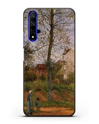 Чехол Пейзаж возле Лувесьен (Писсарро Камиль) силиконовый для Honor 20