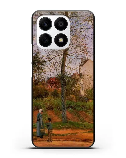 Чехол Пейзаж возле Лувесьен (Писсарро Камиль) силиконовый для Honor X8a