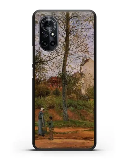 Чехол Пейзаж возле Лувесьен (Писсарро Камиль) силиконовый для Huawei Nova 8