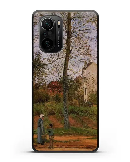 Чехол Пейзаж возле Лувесьен (Писсарро Камиль) силиконовый для Xiaomi Poco F3