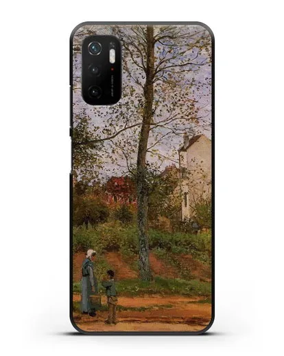 Чехол Пейзаж возле Лувесьен (Писсарро Камиль) силиконовый для Xiaomi Poco M3 Pro