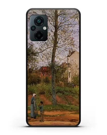 Чехол Пейзаж возле Лувесьен (Писсарро Камиль) силиконовый для Xiaomi Poco M5