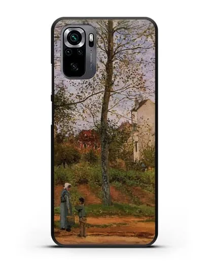 Чехол Пейзаж возле Лувесьен (Писсарро Камиль) силиконовый для Xiaomi Poco M5s