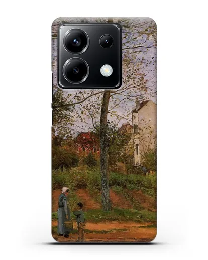 Чехол Пейзаж возле Лувесьен (Писсарро Камиль) силиконовый для Xiaomi Poco X6