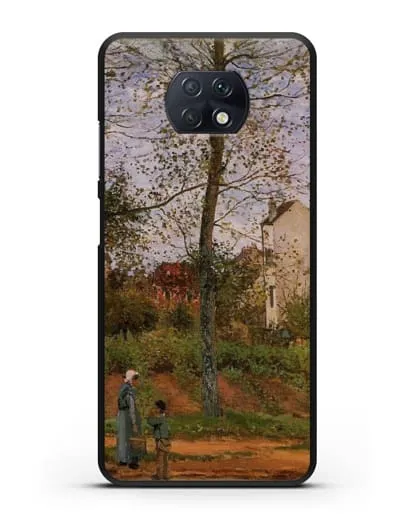 Чехол Пейзаж возле Лувесьен (Писсарро Камиль) силиконовый для Xiaomi Redmi Note 9T