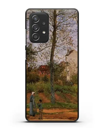 Чехол Пейзаж возле Лувесьен (Писсарро Камиль) силиконовый для Samsung Galaxy A53