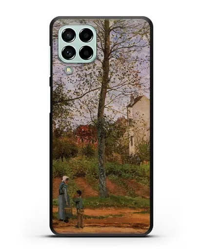 Чехол Пейзаж возле Лувесьен (Писсарро Камиль) силиконовый для Samsung Galaxy M53 [SM-M536]