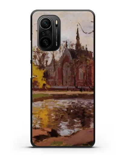 Чехол Колледж Далвич, Лондон (Писсарро Камиль) силиконовый для Xiaomi Poco F3