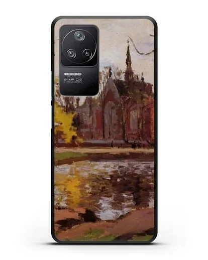 Чехол Колледж Далвич, Лондон (Писсарро Камиль) силиконовый для Xiaomi Poco F4