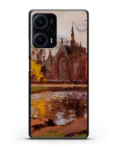 Чехол Колледж Далвич, Лондон (Писсарро Камиль) силиконовый для Xiaomi Poco F5