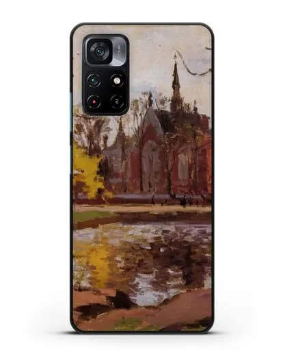 Чехол Колледж Далвич, Лондон (Писсарро Камиль) силиконовый для Xiaomi Poco M4 Pro 5G