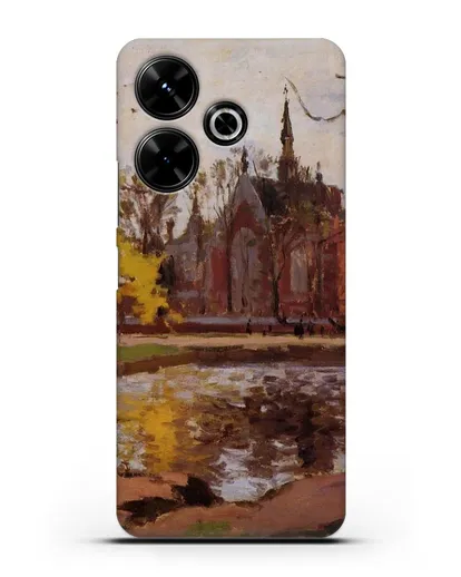 Чехол Колледж Далвич, Лондон (Писсарро Камиль) силиконовый для Xiaomi Poco M6