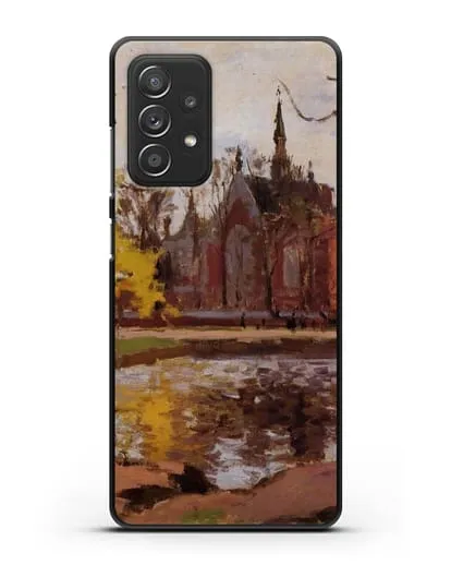 Чехол Колледж Далвич, Лондон (Писсарро Камиль) силиконовый для Samsung Galaxy A53