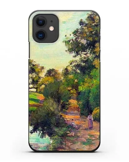 Чехол Мост в Монфуко (Писсарро Камиль) силиконовый для iPhone 11