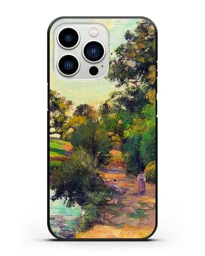 Чехол Мост в Монфуко (Писсарро Камиль) силиконовый для iPhone 13 Pro
