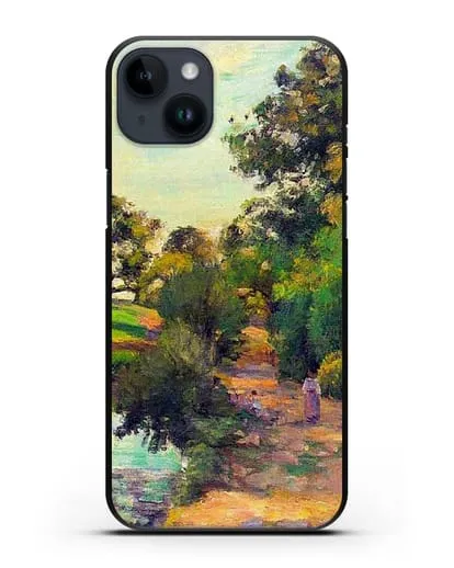 Чехол Мост в Монфуко (Писсарро Камиль) силиконовый для iPhone 14 Plus