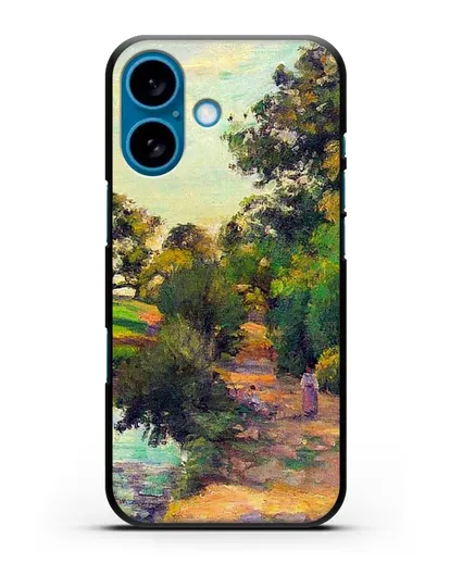 Чехол Мост в Монфуко (Писсарро Камиль) силиконовый для iPhone 16