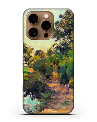 Чехол Мост в Монфуко (Писсарро Камиль) силиконовый для iPhone 16 Pro