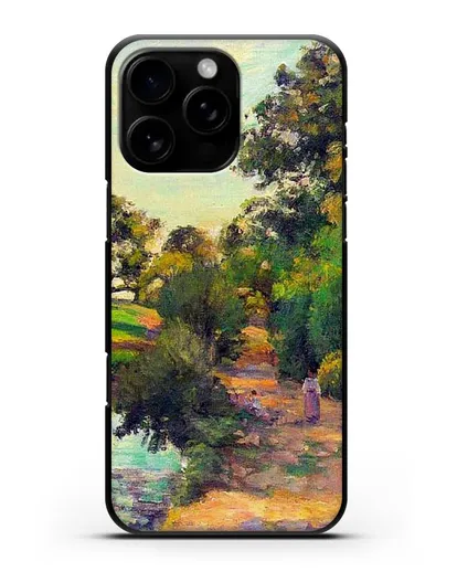 Чехол Мост в Монфуко (Писсарро Камиль) силиконовый для iPhone 16 Pro Max