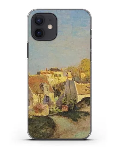 Чехол Часть Джалле, Понтуаз (Писсарро Камиль) силиконовый для iPhone 12
