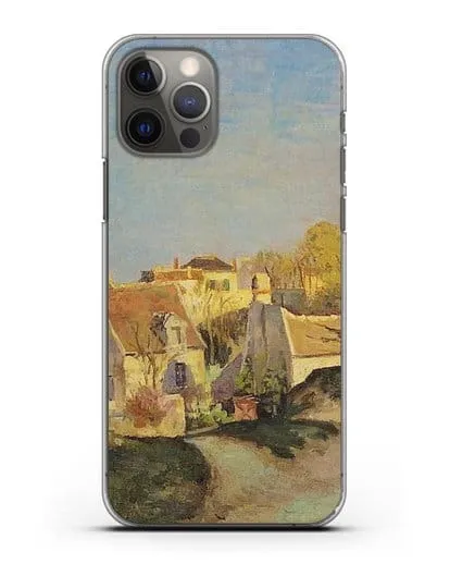 Чехол Часть Джалле, Понтуаз (Писсарро Камиль) силиконовый для iPhone 12 Pro