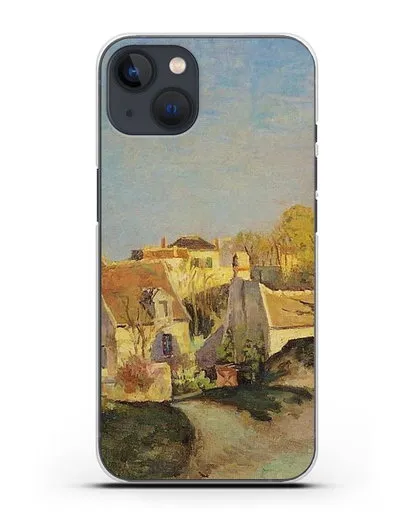Чехол Часть Джалле, Понтуаз (Писсарро Камиль) силиконовый для iPhone 13 Mini