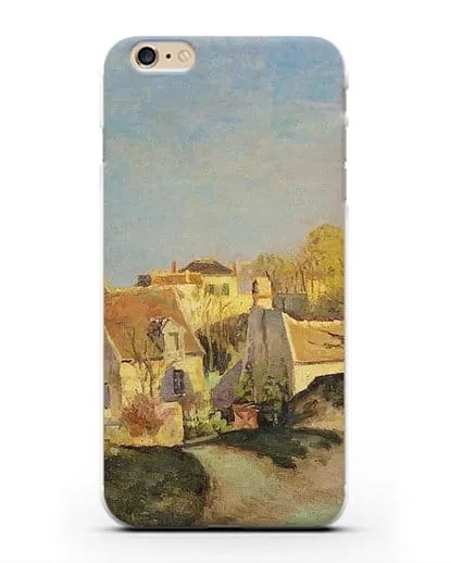 Чехол Часть Джалле, Понтуаз (Писсарро Камиль) силиконовый для iPhone 6 Plus
