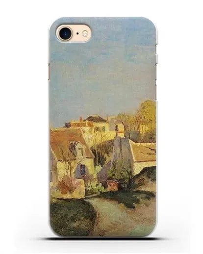 Чехол Часть Джалле, Понтуаз (Писсарро Камиль) силиконовый для iPhone 8