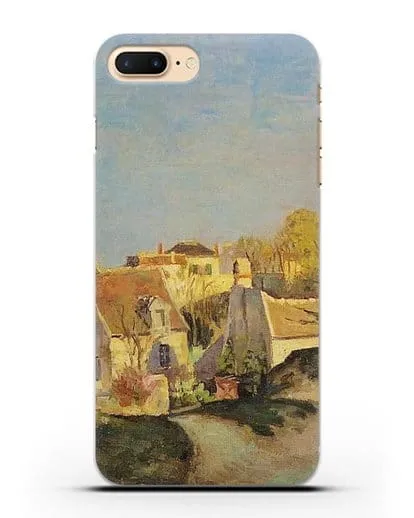 Чехол Часть Джалле, Понтуаз (Писсарро Камиль) силиконовый для iPhone 7 Plus