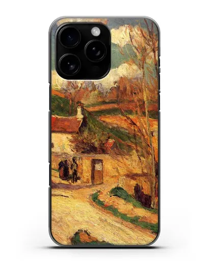 Чехол Перекресток у Эрмитажа, Понтуаз (Писсарро Камиль) силиконовый для iPhone 16 Pro Max