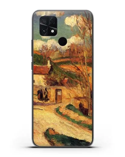 Чехол Перекресток у Эрмитажа, Понтуаз (Писсарро Камиль) силиконовый для Xiaomi Poco C40