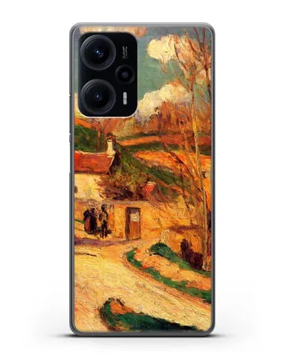 Чехол Перекресток у Эрмитажа, Понтуаз (Писсарро Камиль) силиконовый для Xiaomi Poco F5